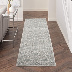 image:imageNourison Home Concerto Grey Ivory Blue 3 x 5 Area Rug  Easy Clean Non Shedding Bed Room Living Room Dining Room Kitchen 3 x 5GreyIvoryBlue
