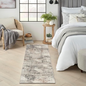 image:imageNourison Home EcoFriendly Ivory Multicolor 53 x 73 Area Rug  Easy Clean Non Shedding Bed Room Living Room Dining Room Kitchen 5 x 7Ivory Multicolor