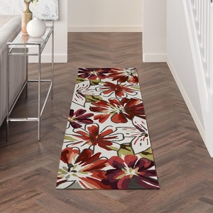 image:imageNourison Home Fantasy Multicolor 19 x 29 Area Rug  Easy Clean Non Shedding Bed Room Living Room Dining Room Kitchen 2 x 3Ivory