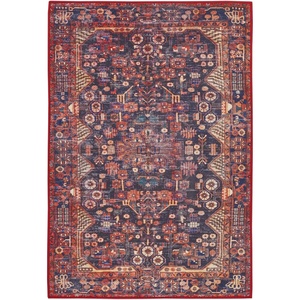 image:imageNourison Home Fulton Red 2 x 3 Area Rug  Easy Clean Non Shedding Bed Room Living Room Dining Room Kitchen 2 x 3Red