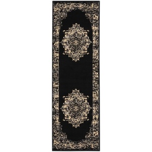 image:imageNourison Home Grafix Traditional Navy Blue 3 x 5 AreaRug EasyCleaning Non Shedding Bed Room Living Room Dining Room Kitchen 3x5Black