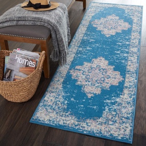 image:imageNourison Home Grafix Traditional Navy Blue 3 x 5 AreaRug EasyCleaning Non Shedding Bed Room Living Room Dining Room Kitchen 3x5Blue