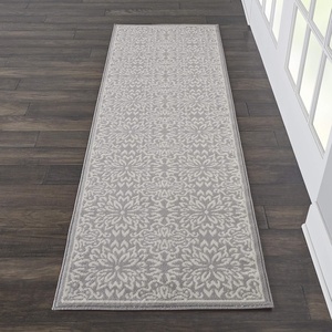 image:imageNourison Home Jubilant Floral IvoryPink 3 x 5 AreaRug EasyCleaning Non Shedding Bed Room Living Room Dining Room Kitchen 3x5IvoryGrey