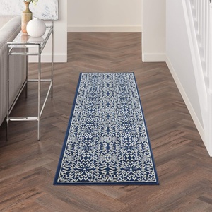 image:imageNourison Home Jubilant Floral IvoryPink 3 x 5 AreaRug EasyCleaning Non Shedding Bed Room Living Room Dining Room Kitchen 3x5NavyIvory