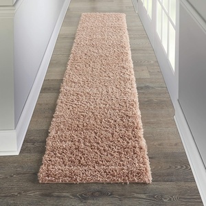 image:imageNourison Home Malibu Shag Silver Grey 3 x 5 Area Rug  Easy Clean Non Shedding Bed Room Living Room Dining Room Kitchen 3 x 5Blush