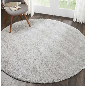 image:imageNourison Home Malibu Shag Silver Grey 3 x 5 Area Rug  Easy Clean Non Shedding Bed Room Living Room Dining Room Kitchen 3 x 5Silver Grey