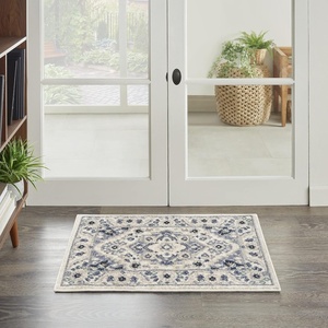 image:imageNourison Home Passion Ivory Grey 110 x 210 Area Rug  Easy Clean Non Shedding Bed Room Living Room Dining Room Kitchen 2 x 3Ivory Grey