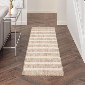 image:imageNourison Home Positano Charcoal Ivory 5 x 7 Area Rug  Easy Clean Non Shedding Bed Room Living Room Dining Room Kitchen 5 x 7Beige Ivory
