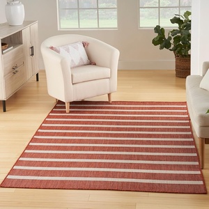 image:imageNourison Home Positano Charcoal Ivory 5 x 7 Area Rug  Easy Clean Non Shedding Bed Room Living Room Dining Room Kitchen 5 x 7Terracotta Ivory