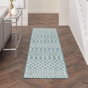 image:imageNourison Home Positano Jute 5 x 7 Area Rug  Easy Clean Non Shedding Bed Room Living Room Dining Room Kitchen 5 x 7Aqua