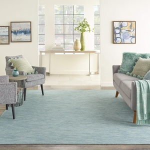 image:imageNourison Home Positano Light Grey 3 x 5 Area Rug  Easy Clean Non Shedding Bed Room Living Room Dining Room Kitchen 3 x 5Aqua