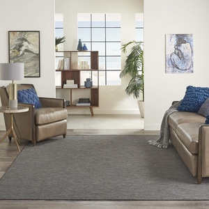 image:imageNourison Home Positano Light Grey 3 x 5 Area Rug  Easy Clean Non Shedding Bed Room Living Room Dining Room Kitchen 3 x 5Charcoal