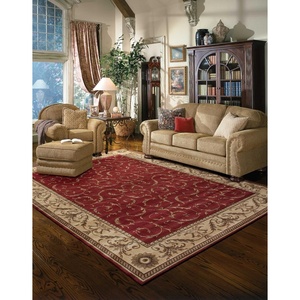 image:imageNourison Home Somerset Ivory 2 x 29 Area Rug  Easy Clean Non Shedding Bed Room Living Room Dining Room Kitchen 2 x 3Red