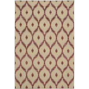 image:imageNourison Home Spectrum Bgbur Rectangle Area Rug 3Feet 9Inches by 5Feet 9Inches 39 x 59BeigeBurgundy