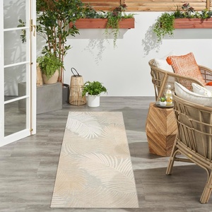 image:imageNourison Home Suncoast Beige 53 x 73 Area Rug  Easy Clean Non Shedding Bed Room Living Room Dining Room Kitchen 5 x 7Grey