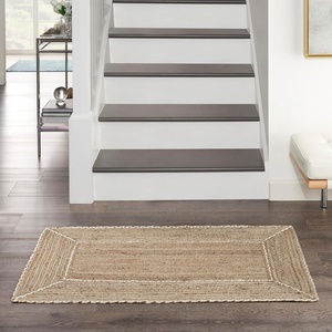 image:imageNourison Home Terrazzo Jute Natural 3 x 5 Area Rug  Easy Clean Non Shedding Bed Room Living Room Dining Room Kitchen 3 x 5Natural Grey