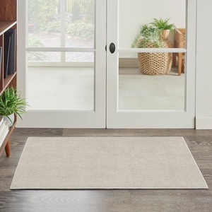 image:imageNourison Home Textured Home Ivory Mocha 53 x 7 Area Rug  Easy Clean Non Shedding Bed Room Living Room Dining Room Kitchen 5 x 7Ivory Mocha
