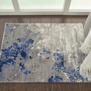 image:imageNourison Home Twilight Abstract BlueGrey 2 x 3 Area Rug Easy Cleaning Non Shedding Bed Living Dining Room Kitchen 2x3 23X3