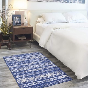 image:imageNourison Home Whimsicle Tribal Navy Ivory 3 x 5 Area Rug Easy Cleaning Non Shedding Bed Room Living Room Dining Room Kitchen 3x5NavyIvory