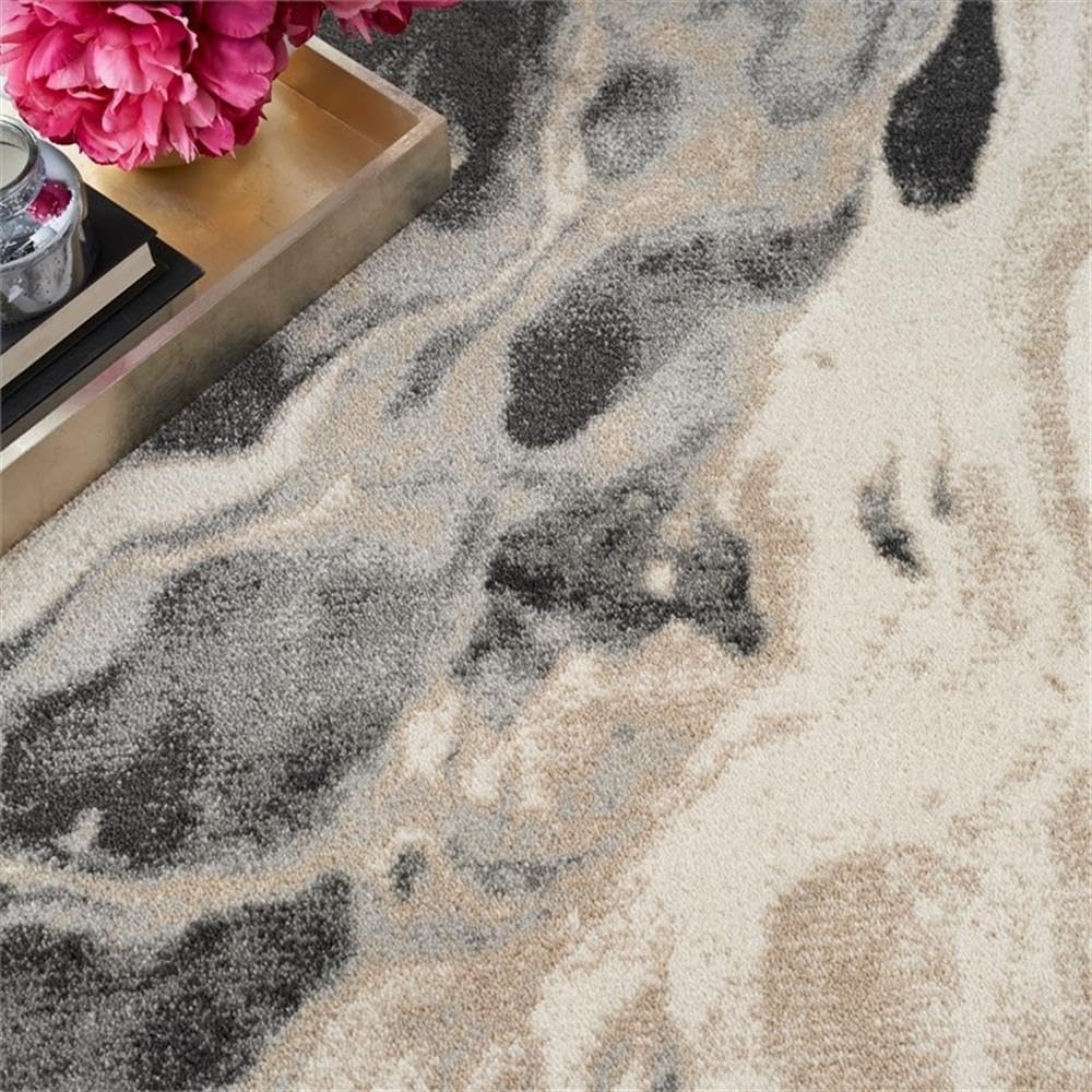 image:imageInspire Me Home Dcor Elegance Multicolor 53 x 73 Area Rug  Easy Clean Non Shedding Bed Room Living Room Dining Room Kitchen 5 x 7Multi Color