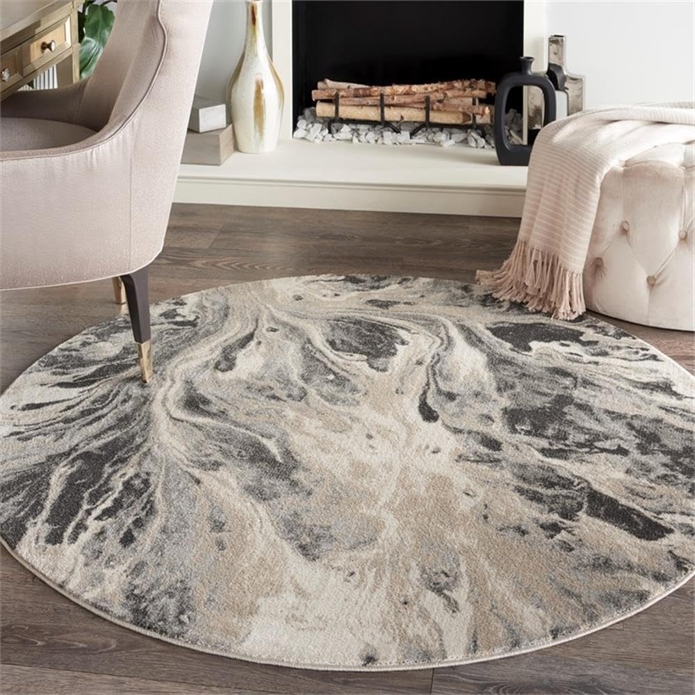 image:imageInspire Me Home Dcor Elegance Multicolor 53 x 73 Area Rug  Easy Clean Non Shedding Bed Room Living Room Dining Room Kitchen 5 x 7Multi Color