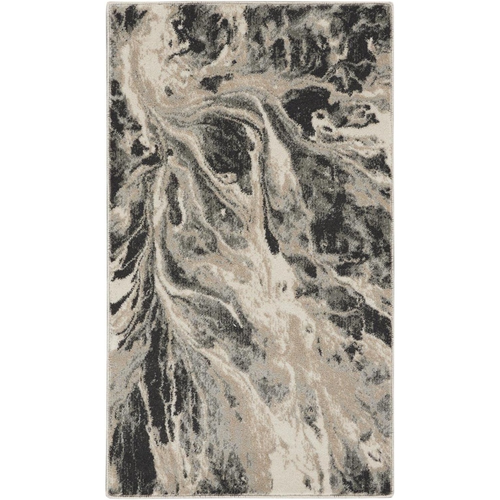 image:imageInspire Me Home Dcor Elegance Multicolor 53 x 73 Area Rug  Easy Clean Non Shedding Bed Room Living Room Dining Room Kitchen 5 x 7Multi Color