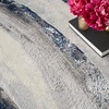 image:imageInspire Me Home Dcor Brushstrokes Abstract GreyNavy 9 x 12 AreaRug EasyCleaning Non Shedding Bed Room Living Room Dining Room Kitchen 9x12GreyNavy