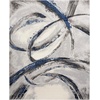 image:imageInspire Me Home Dcor Brushstrokes Abstract GreyNavy 9 x 12 AreaRug EasyCleaning Non Shedding Bed Room Living Room Dining Room Kitchen 9x12GreyNavy
