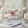 image:imageInspire Me Home Dcor Brushstrokes Abstract GreyNavy 9 x 12 AreaRug EasyCleaning Non Shedding Bed Room Living Room Dining Room Kitchen 9x12GreyNavy
