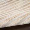 image:imageInspire Me Home Dcor Brushstrokes Striped Beige Silver 9 x 12 AreaRug EasyCleaning Non Shedding Bed Room Living Room Dining Room Kitchen 9x12Beige Silver