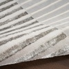 image:imageInspire Me Home Dcor Brushstrokes Striped Beige Silver 9 x 12 AreaRug EasyCleaning Non Shedding Bed Room Living Room Dining Room Kitchen 9x12Silver Grey