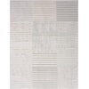 image:imageInspire Me Home Dcor Brushstrokes Striped Beige Silver 9 x 12 AreaRug EasyCleaning Non Shedding Bed Room Living Room Dining Room Kitchen 9x12Silver Grey