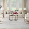image:imageInspire Me Home Dcor Brushstrokes Striped Beige Silver 9 x 12 AreaRug EasyCleaning Non Shedding Bed Room Living Room Dining Room Kitchen 9x12Silver Grey