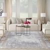 image:imageInspire Me Home Dcor Daydream Solid Silver 22 x 76 Area Rug Easy Cleaning Non Shedding Bed Room Living Room Dining Room Kitchen 2x8Silver