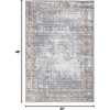 image:imageInspire Me Home Dcor Daydream Solid Silver 22 x 76 Area Rug Easy Cleaning Non Shedding Bed Room Living Room Dining Room Kitchen 2x8Silver