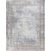 image:imageInspire Me Home Dcor Daydream Solid Silver 22 x 76 Area Rug Easy Cleaning Non Shedding Bed Room Living Room Dining Room Kitchen 2x8Silver