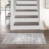image:imageInspire Me Home Dcor Daydream Solid Silver 22 x 76 Area Rug Easy Cleaning Non Shedding Bed Room Living Room Dining Room Kitchen 2x8Silver