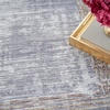 image:imageInspire Me Home Dcor Daydream Solid Silver 22 x 76 Area Rug Easy Cleaning Non Shedding Bed Room Living Room Dining Room Kitchen 2x8Silver