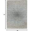 image:imageInspire Me Home Dcor Elegance Abstract Grey 710 x 106 Area Rug Easy Cleaning Non Shedding Bed Room Living Room Dining Room Kitchen 8x10Grey