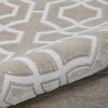 image:imageInspire Me Home Dcor Joli Grey White 53 x 73 Area Rug  Easy Clean Non Shedding Bed Room Living Room Dining Room Kitchen 5 x 7White beige