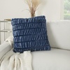 image:imageMina Victory Faux Fur Indoor Navy 20 x 20 Throw PillowNavy