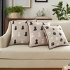 image:imageMina Victory Pet Beds amp Houses Indoor Black 14 x 14 Throw Pillow