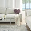 image:imageMina Victory Shag Indoor Lavender 18 x 18 Throw Pillow