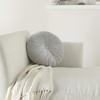 image:imageMina Victory Sofia Indoor Lt Grey 16 x 16 Round Throw Pillow