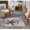 image:imageNourison Aloha 3 x Square Blue Grey Area Rug