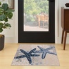 image:imageNourison Aloha 3 x Square Blue Grey Area Rug