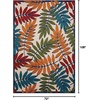 image:imageNourison Aloha Multicolor 6 x 9 Rectangle Area Rug 099446099914