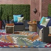 image:imageNourison Aloha Multicolor 7 x 10 Rectangle Area Rug 099446099921