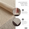 image:imageNourison Anchorlock Non Slip Area Rug Pad 76 x 98 Ivory9 x 136 Rectangular