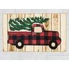image:imageNourison Buffalo Plaid Truck Rug Retro Holiday Design for Christmas Decorating Seasonal Print Area Mat 18 x 30 Inches Rectangle NonSkid NonSlip Backing